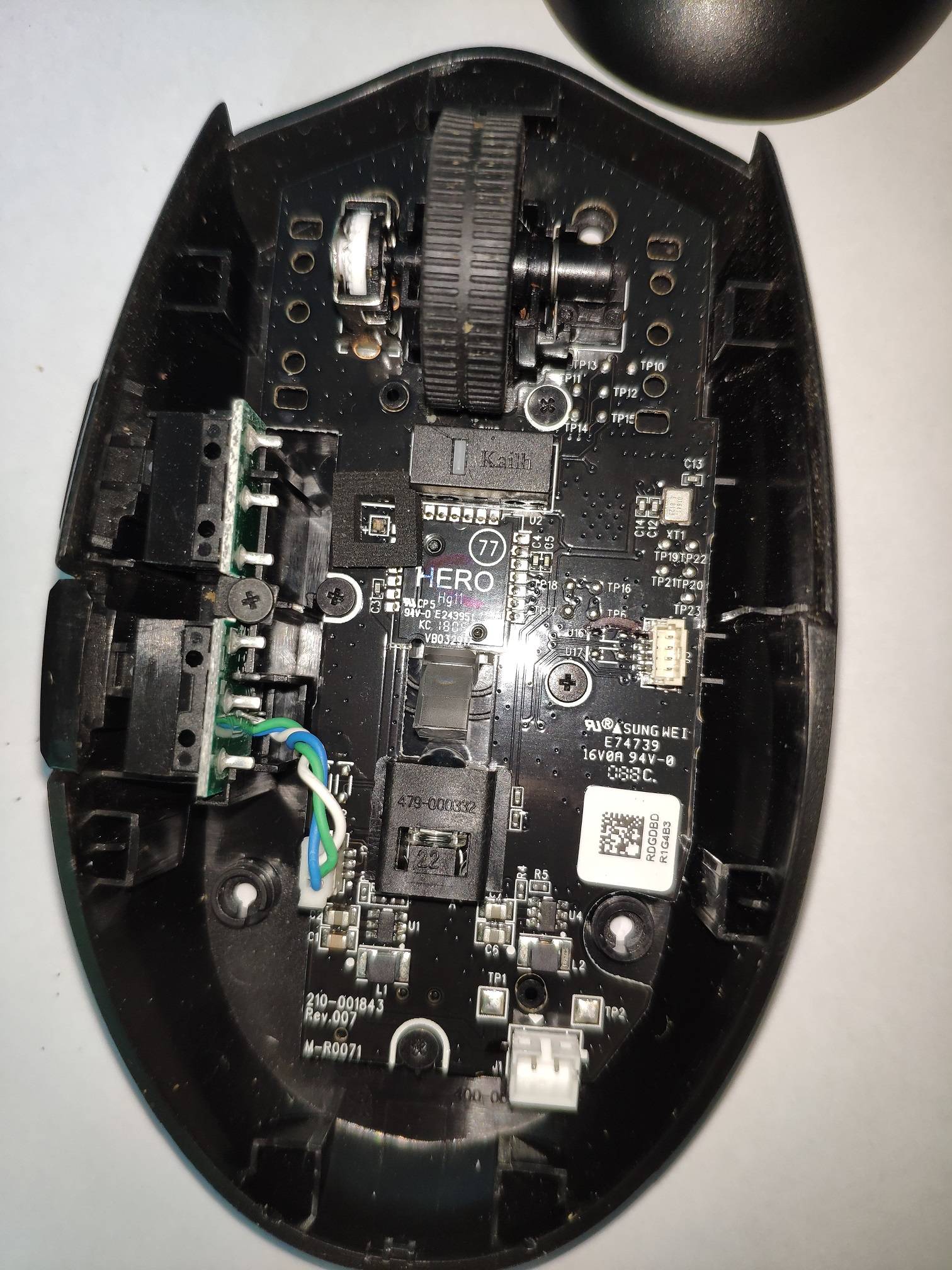 罗技g304鼠标更换欧姆龙微动 - 珠海市杰鸿科技有限公司